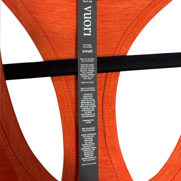 NEW Vuori Lux Performance Tank in Grapefruit Heater Size Small Stretch Active - Picture 4 of 9